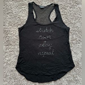 Bebe Tank Top with Mesh Back